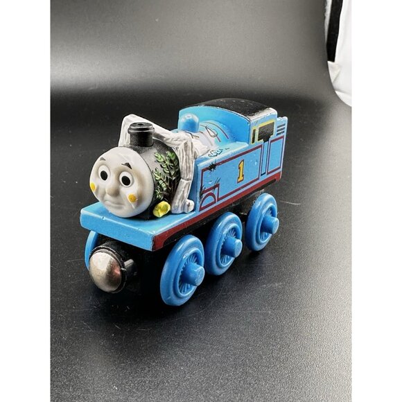 Thomas Comes To Breakfast Train Wooden Railway Vtg 2003 Learning Curve Engine - Picture 1 of 14